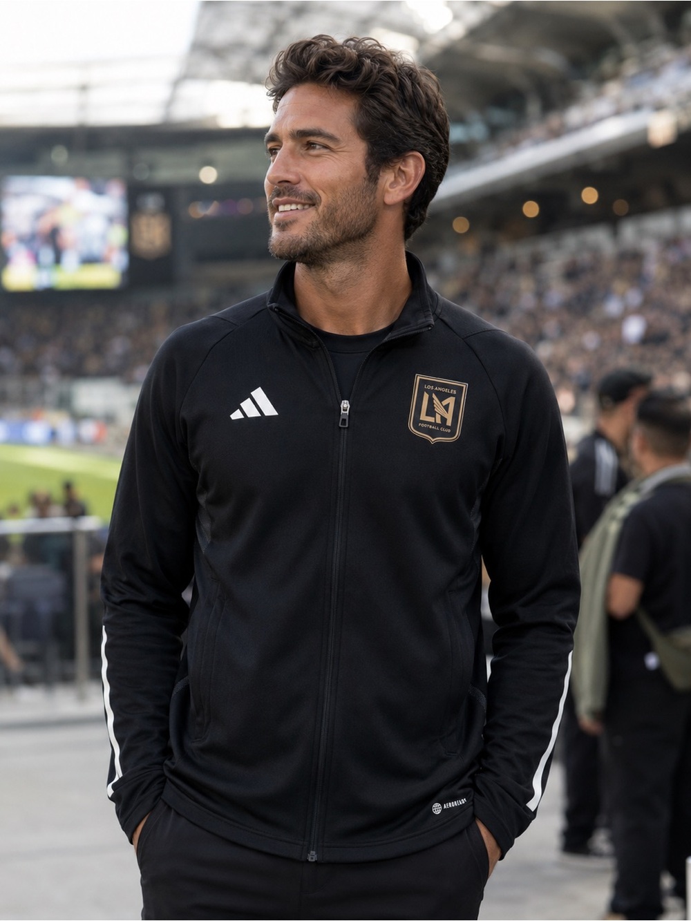 🆕 Adidas LAFC Los Angeles FC AEROREADY Track Jacket Men’s Small NWT